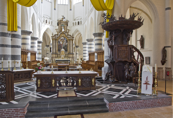 de architectuur van de kerk