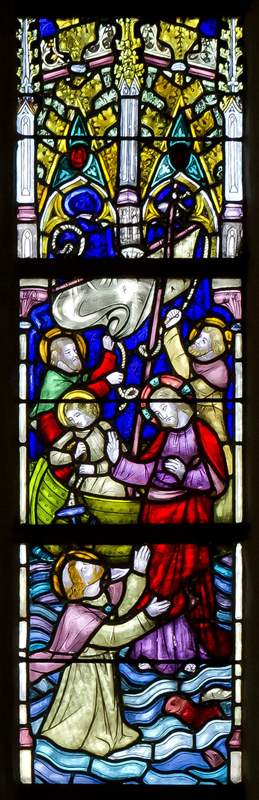 Jezus wandelt over het water